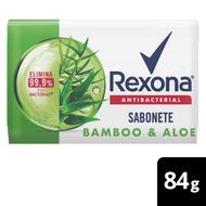 Sabonete em Barra Rexona Antibacterial Bamboo e Aloe Vera 84g