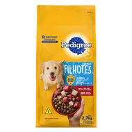 Alimento para Cães Pedigree Filhotes 2 a 18 Meses Carne, Frango e Cereais 2.7kg