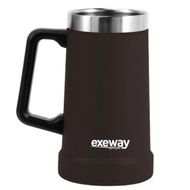 Caneca Térmica Exeway 700ml, Preta