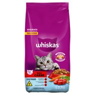 Alimento para Gatos Whiskas Castrados Adultos 1+ Carne 2,7kg