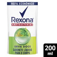 Sabonete Líquido Rexona Antibacterial Erva-Doce Refil 200ml