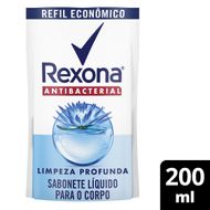 Sabonete Líquido Rexona Limpeza Profunda Antibacterial 200ml