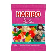 Bala Haribo Barbie e Ursinhos de Ouro Frutas 80g