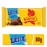 Chocolate ao Leite Garoto Tablete 80g