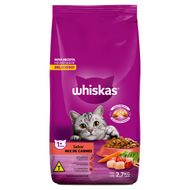 Alimento para Gatos Whiskas Adultos 1+ Mix de Carnes 2.7kg