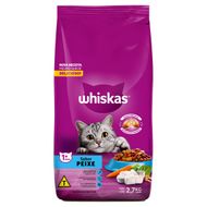 Alimento para Gatos Whiskas Adultos 1+ Peixe 2.7kg