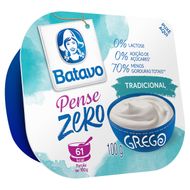 Iogurte Grego Batavo Pense Zero Tradicional 100g