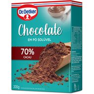 Chocolate em Pó Dr Oetker 70% Cacau 200g