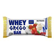 Barra de Proteína Nutrata Whey Grego Morango e Chantilly 40g