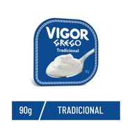 Iogurte Grego Tradicional Vigor Pote 90g