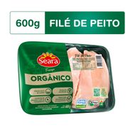 Filé de Peito bandeja Seara Orgânico 600g