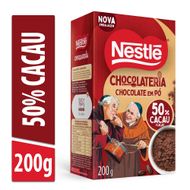 Chocolate Pó Solúvel 50% Cacau Dois Frades Caixa 200g