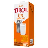 Leite UHT Tirol Semidesnatado Zero Lactose 1L