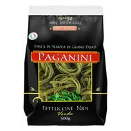Macarrão Paganini Grano Duro Fettuccine Nidi Verde 500g