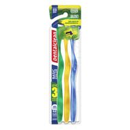 Escova Dental Dentalclean Basic Color Leve 3un Pague 2un
