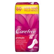 Protetor Íntimo Diário Carefree Proteção com Perfume Leve 80 Pague 60un