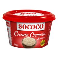 Cocada Cremosa Sococo Branca 335g
