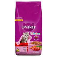 Alimento para Gatos Filhotes Whiskas Carne e Leite 2.7kg