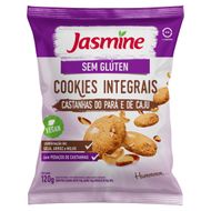 Cookies Jasmine Integrais Castanha-do-Pará e Caju sem Glúten 120g