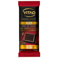 Chocolate Vitao 70% Cacau Nibs de Cacau Zero Açúcar 70g