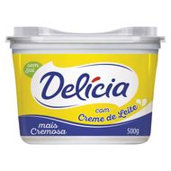 Margarina Delícia Creme de Leite sem Sal 500g