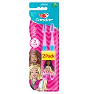 Escova Dental Infantil Condor Júnior Barbie Macia P 2un