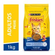 Alimento para Gatos Adultos Mix de Carnes Purina Friskies Pacote 1kg