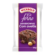 Minibrownie Wickbold Do Forno Avelãs 30g