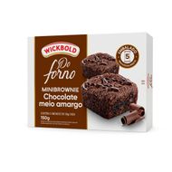 Minibrownie Wickbold Do Forno Chocolate Meio Amargo 150g