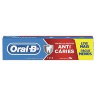 Creme Dental Menta Suave Oral-B 1-2-3 Caixa 150g Leve Mais Pague Menos