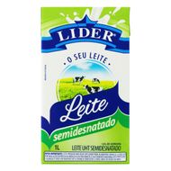 Leite UHT Lider Semidesnatado 1L