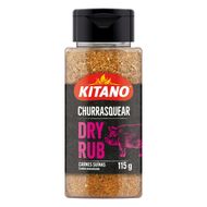 Tempero Dry Rub para Carne Suína Kitano Churrasquear Frasco 115g