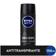 Desodorante Aerosol Antitranspirante Nivea Men Deep Original 150ml