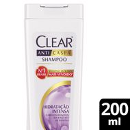 Shampoo Anticaspa Clear Hidratação Intensa 200ml