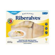 Postas de Bacalhau Riberalves Bacalhau Dessalgado 800g