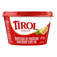 Manteiga Tirol Extra com Sal 200g
