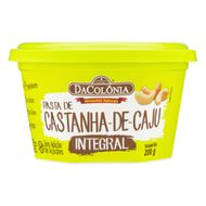 Pasta de Castanha-de-Caju Integral DaColônia 200g