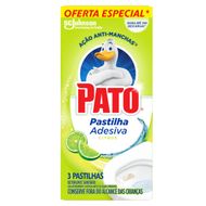 Desodorizador Sanitário Pato Pastilha Adesiva Citrus 3un 20% Desconto