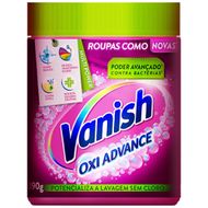 Tira Manchas em Pó Vanish Oxi Advance 390g para roupas coloridas