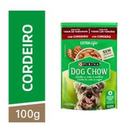 Ração Úmida Purina Dog Chow para Cães Adultos sabor Cordeiro 100g