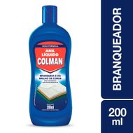 Branqueador Anil Líquido Colman 200ml