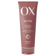 Shampoo OX Cosméticos Nutre Bisnaga 400ml