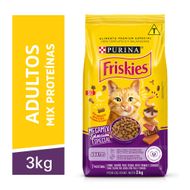 Ração para Gatos Adultos Friskies Megamix 3kg