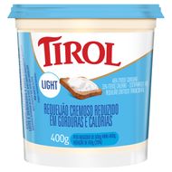 Requeijão Cremoso Tirol Light 400g