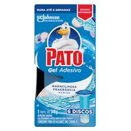 Desodorizador Sanitário Pato Gel Adesivo Marine Refil 6 Discos