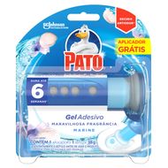 Desodorizador Sanitário Pato Gel Adesivo Marine Refil 6 Discos Aparelho Grátis