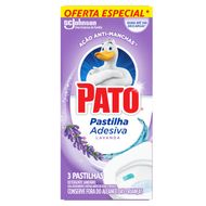 Desodorizador Sanitário Pato Pastilha Adesiva Lavanda 3UN 20% Desconto