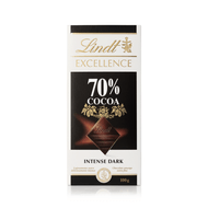 Chocolate Francês Amargo 70% Cacau Lindt Excellence Caixa 100g