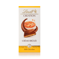 Chocolate Lindt Creation com recheio Creme Brulée Tablete 150g