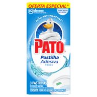 Detergente Sanitário Pastilha Adesiva Fresh Pato 3 Unidades Oferta Especial